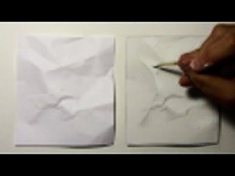 480x360 Realism Challenge - Crumpled Paper Drawing