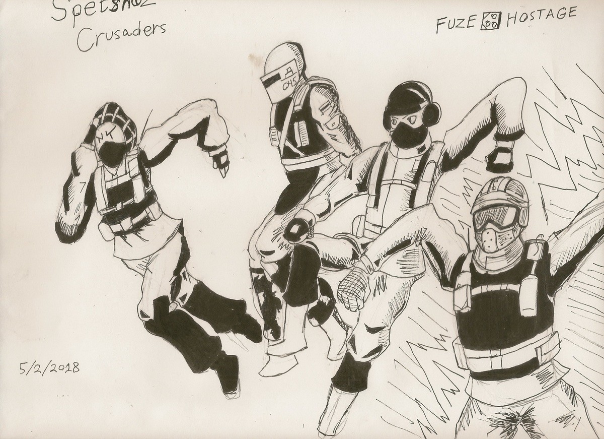 1200x871 spetsnaz crusaders - Crusaders Drawing