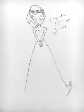 320x427 this is alex my new oc and in case you didn't notice, she has - Crush Drawings