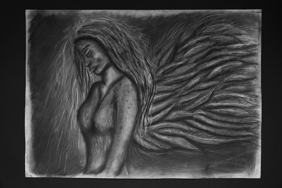 900x600 Crying Angel Drawing - Crying Angel Drawing