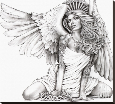 473x427 Crying Angel Drawing - Crying Angel Drawing