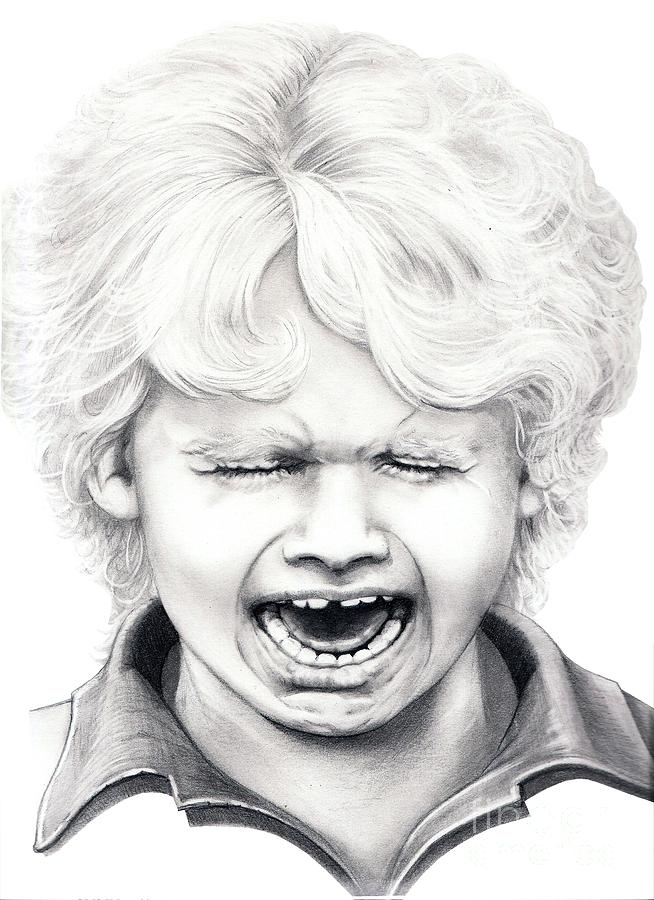 654x900 Cry Baby Drawing - Crying Baby Drawing