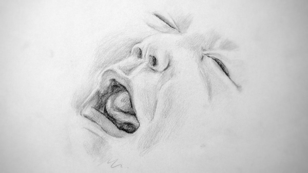 Crying Baby Drawing at PaintingValley.com | Explore collection of