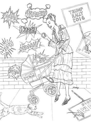 375x500 Crying Baby Drawing - Crying Baby Drawing