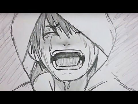 480x360 how to draw shouting crying boy emotion - Crying Boy Drawing