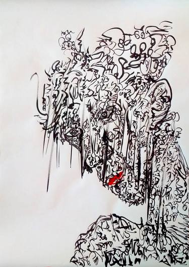 375x529 Crying Man Drawing - Crying Drawing