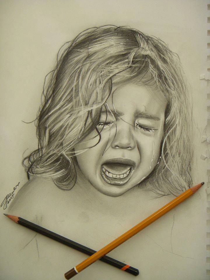 720x960 Girl Crying Drawing Easy - Crying Drawing