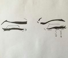 236x200 Drawings Of Closed Eyes Crying Troller Us - Crying Eye Drawing