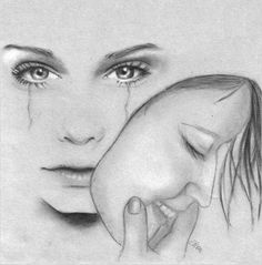 Crying Face Drawing at PaintingValley.com | Explore collection of ...