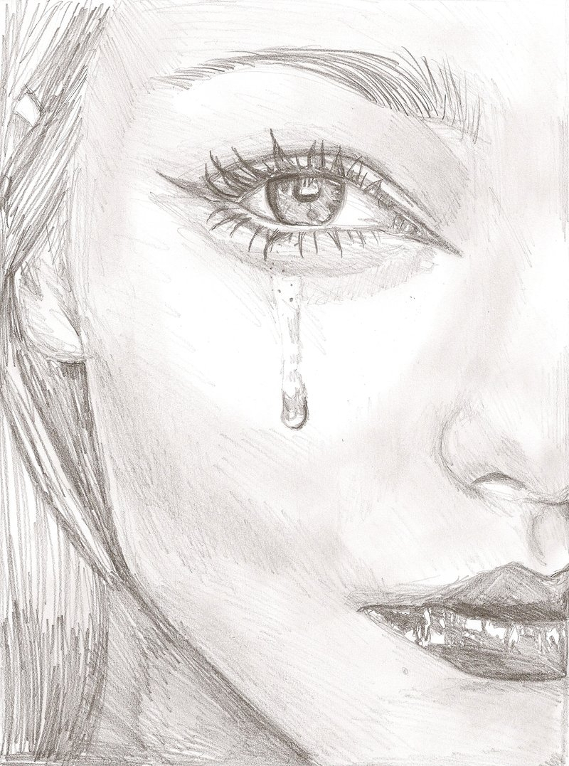 Crying Face Drawing at Explore collection of