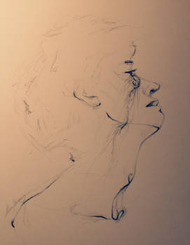 271x350 The Crying Man - Crying Man Drawing