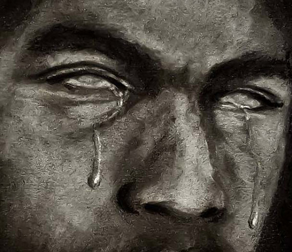 570x491 Crying Man Drawing Scribbles Of Citizen - Crying Man Drawing