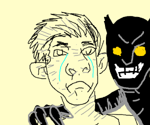 300x250 Crying Man Drawing - Crying Man Drawing