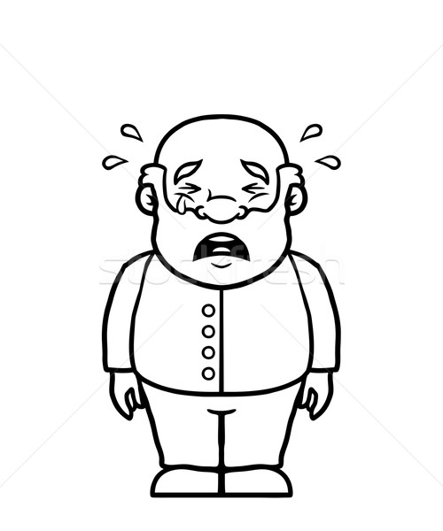 500x600 Crying Person Clipart Great Free Clipart, Silhouette, Coloring - Crying Person Drawing