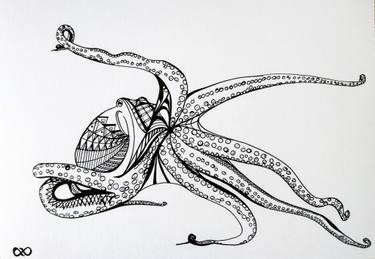 375x259 Cthulhu Junior Drawing - Cthulhu Drawing