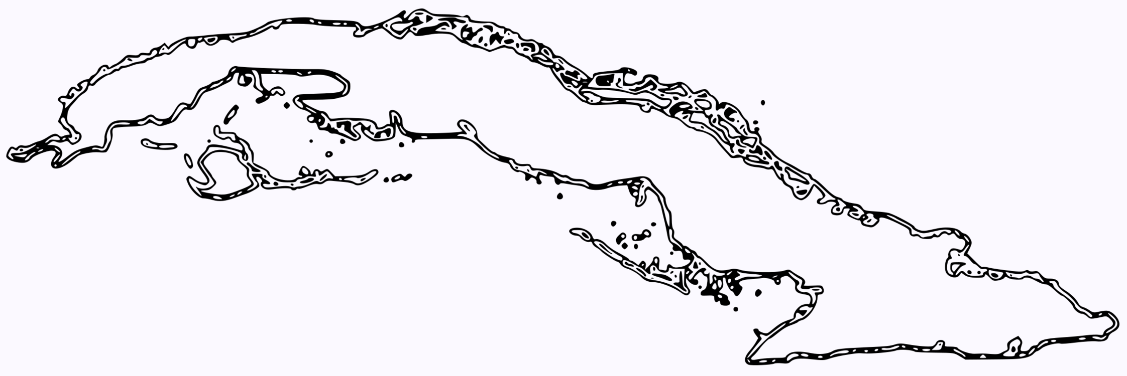 2244x750 cuba computer icons drawing map cc0 - Cuba Drawing