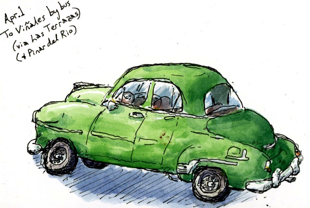 1000x671 dave huggard drawings cuba day - Cuba Drawing