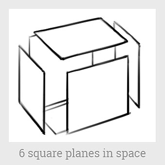 339x339 how to draw a cube from different angles linear perspective - Cube Drawing