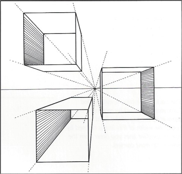 582x558 Perspective And The Cube - Cube Drawing