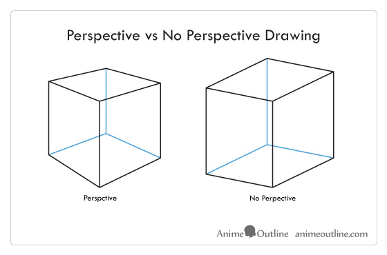 560x370 Perspective Drawing Tutorial For Beginners - Cube Perspective Drawing