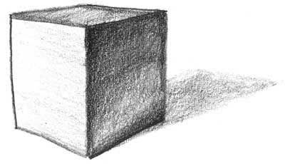 Cube Shadow Drawing at PaintingValley.com | Explore collection of Cube ...