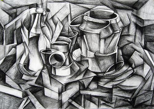 500x354 cubism drawing drawing board cubism art, cubism, cubist art - Cubism Drawing