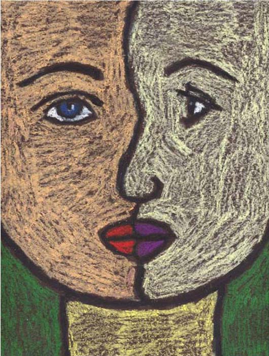 530x700 cubism portrait art projects for kids - Cubism Drawing