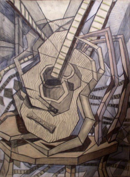 444x604 cubist drawing drawing ii in cubist drawing, drawings, art - Cubism Drawing