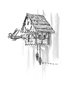 243x300 cuckoo clock drawings fine art america - Cuckoo Clock Drawing