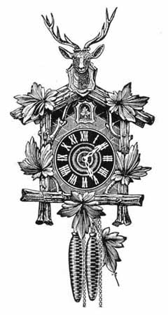 240x450 german cuckoo clock history - Cuckoo Clock Drawing