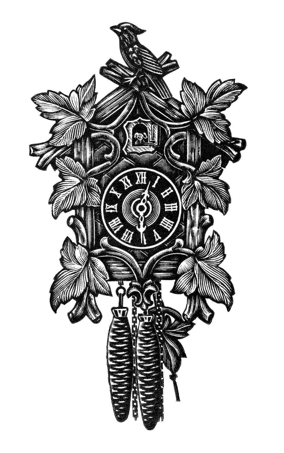 Cuckoo Clock Drawing at Explore collection of