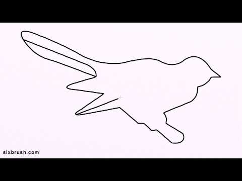 480x360 K How To Draw Cuckoo For Kids Step - Cuckoo Drawing