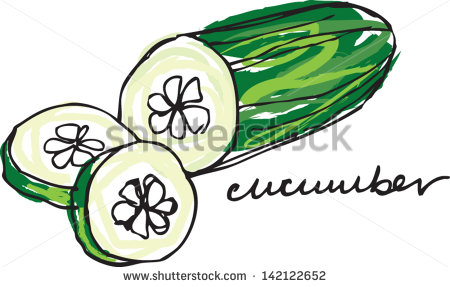 450x287 cucumber drawing fun pics images - Cucumber Slice Drawing