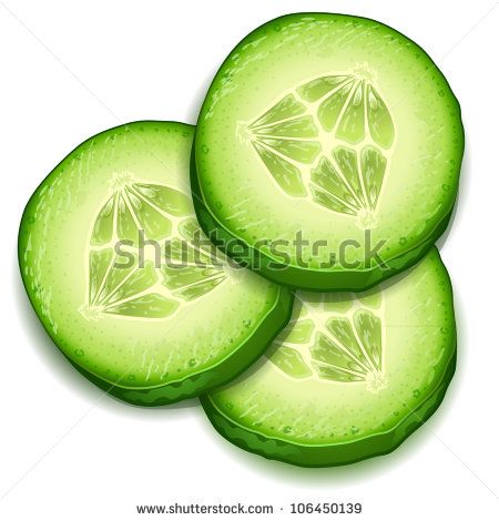 450x470 cucumber slice drawing - Cucumber Slice Drawing