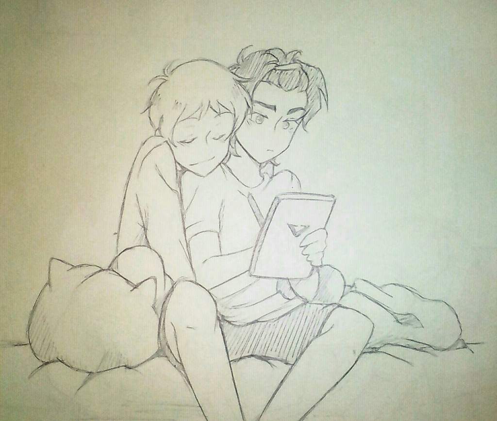 1024x868 cuddling while drawing voltron amino - Cuddling Drawing