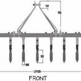262x262 design of tine of cultivator cum seed drill download scientific - Cultivator Drawing