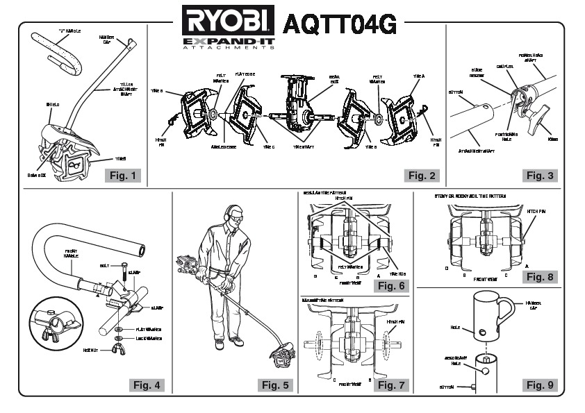 842x595 the tool store parts - Cultivator Drawing