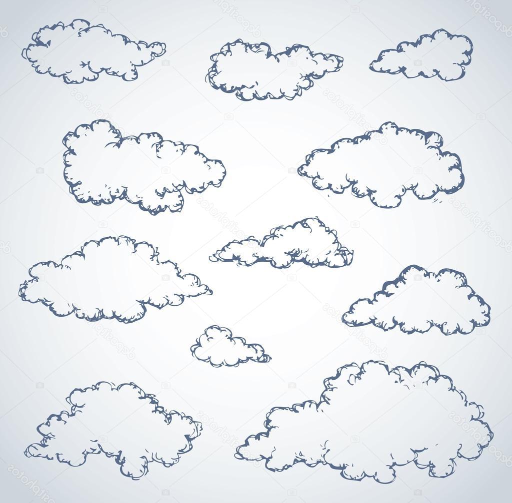 1024x1007 Top Cumulus Cloud Drawing Free - Cumulus Cloud Drawing