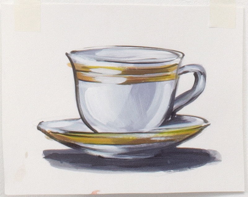 Cup And Saucer Drawing at Explore collection of Cup And Saucer Drawing