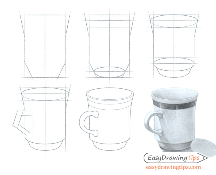 Cup Drawing at PaintingValley.com | Explore collection of Cup Drawing