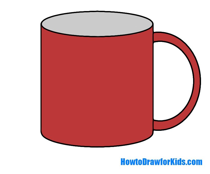 819x677 How To Draw A Mug For Kids How To Draw For Kids - Cup Drawing