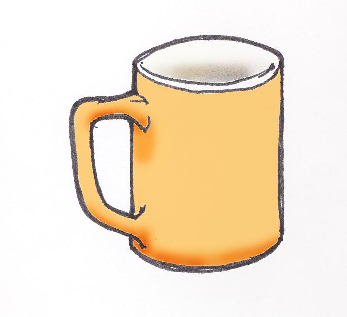 704x644 Cup Engineering Drawing Drawings Pictures Drawings Ideas - Cup Drawing