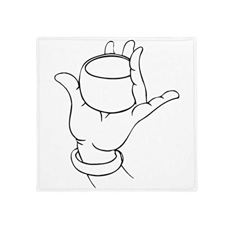 466x466 diythinker buddhism hand cup line drawing pattern anti - Cup Line Drawing