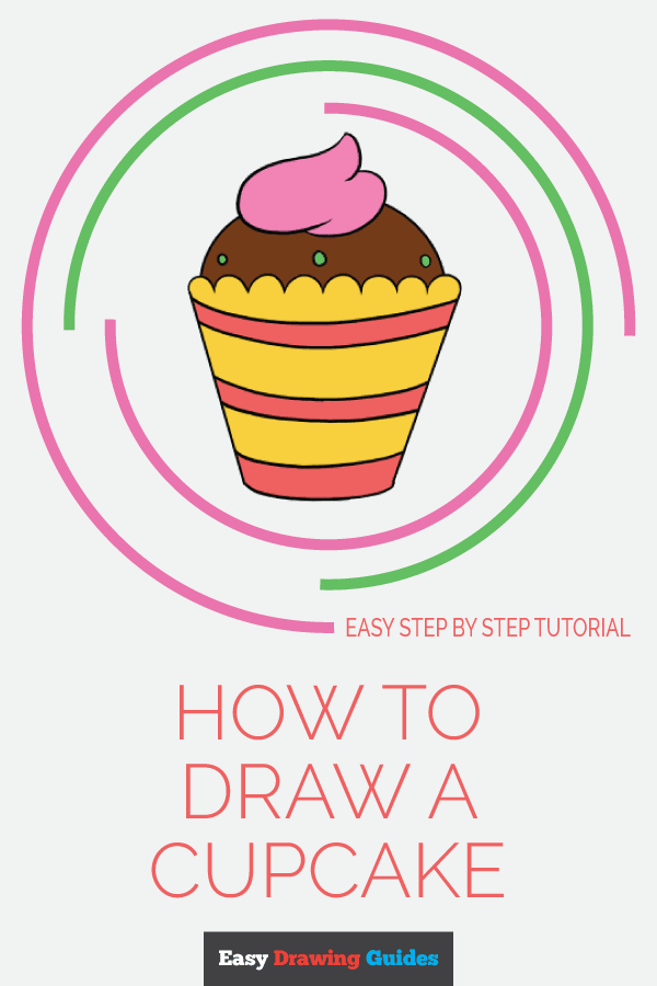 600x900 How To Draw A Cupcake - Cupcake Drawing
