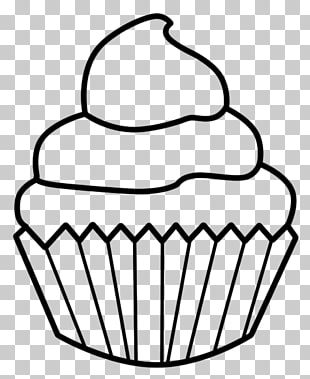 310x379 easy cupcakes muffin frosting icing drawing, cake png clipart - Cupcake Drawing Black And White