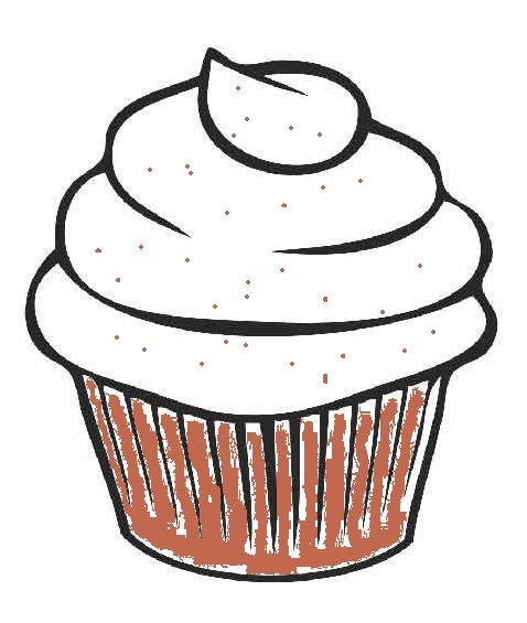 478x565 easy cupcake drawing realistic cupcake drawing buttermilk - Cupcake Drawing Easy
