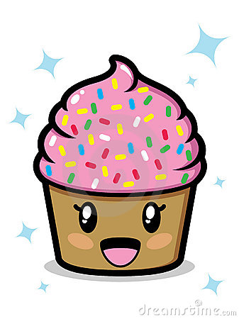 337x450 Clipart Cupcake Drawing - Cupcake Drawing Images