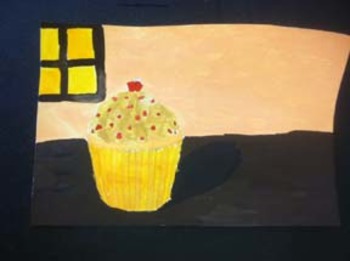 350x261 Cupcake Drawing And Painting Lesson Plan, Learning From Wayne - Cupcake Drawing Images
