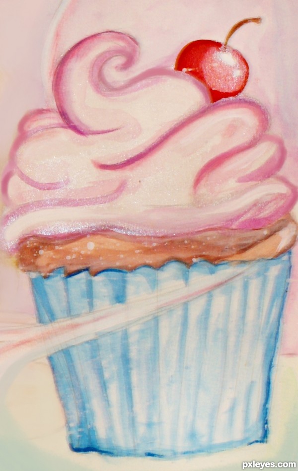 600x949 cupcake gallery images cupcake drawing and painting hd wallpaper - Cupcake Drawing Images