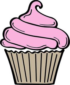 236x286 cupcake paige's birthday cupcake drawing, cupcake - Cupcake Drawing Outline
